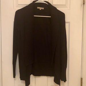 Black Cardigan Sweater.